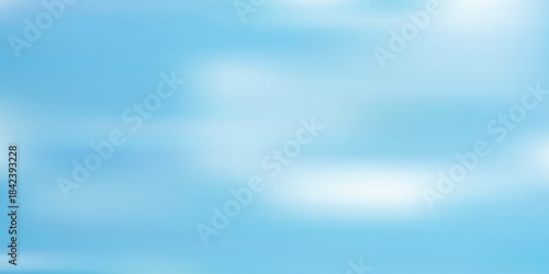Soft blue sky with blurred white clouds abstract background for weather nature or serene concepts EPS vector