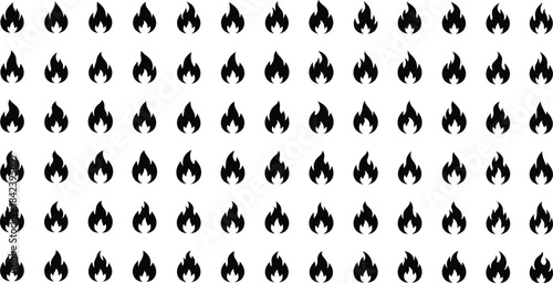 Seal silhouette pattern isolated on transparent background