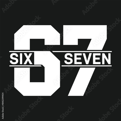 Pink leopard and checkerboard 67 Six Seven birthday design with bold animal print number 6, checkered pattern number 7, bow, stars and checkered border