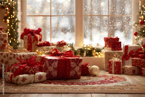 christmas gifts under the fir