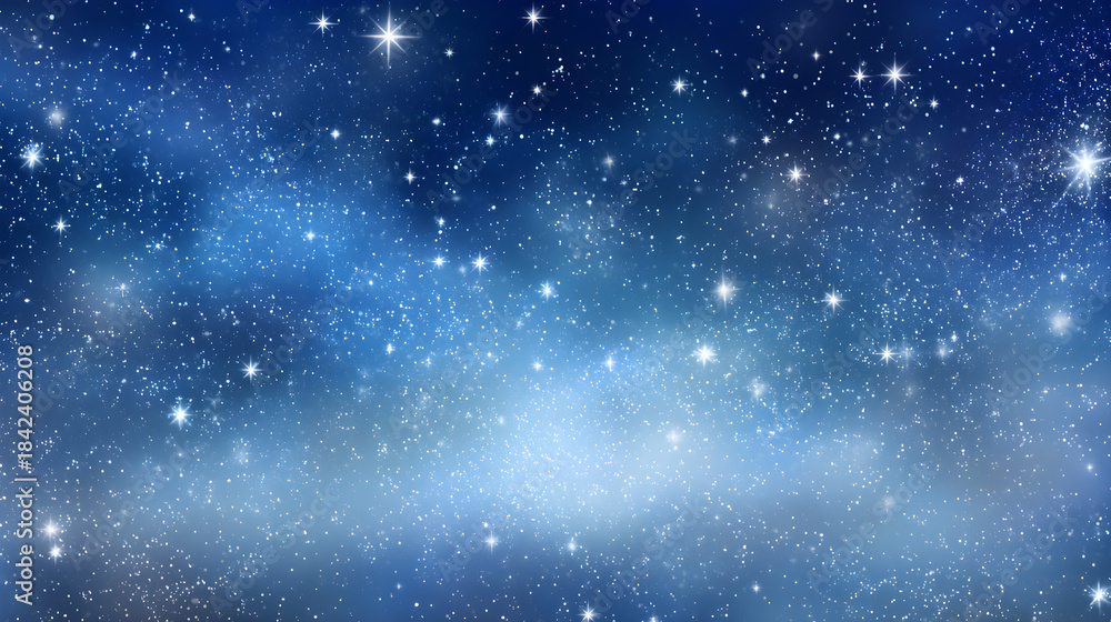 Obraz premium Sparkling night sky