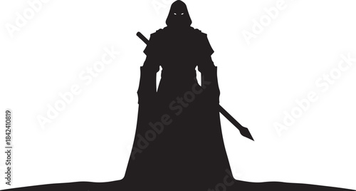 A striking collection of desert nomad silhouettes featuring travelers, camels, dunes, and traditional Middle Eastern attire