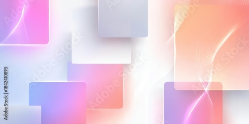 Abstract Gradient Shapes with Elegant, Modern Design