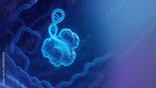 CRISPR gene editing DNA biotechnology molecular science innovation medicine breakthrough research blue