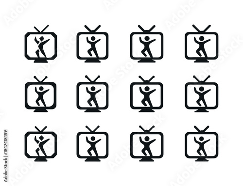 Dancing Logos Collection. Dancing for TV shows and talent compet