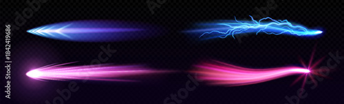 Bright blue and white electrical lightning bolts crackling across a dark black background with energy arcs.
Glowing blue energy portal with electric lightning bolts radiating outwards on a dark backgr