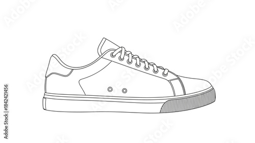 sketch of a shoe