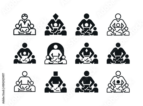 Settlement Agreement Logos. Signing of settlement agreement. Ico