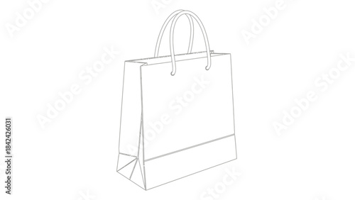 white shopping bag