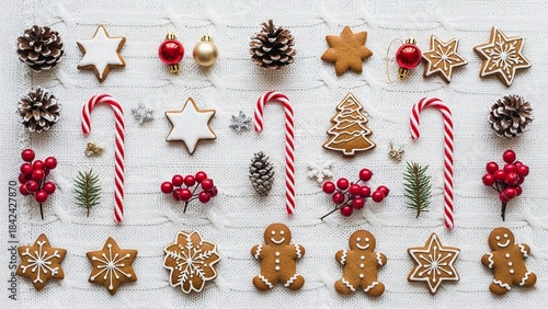 Christmas Cookies and Festive Decorations Flatley