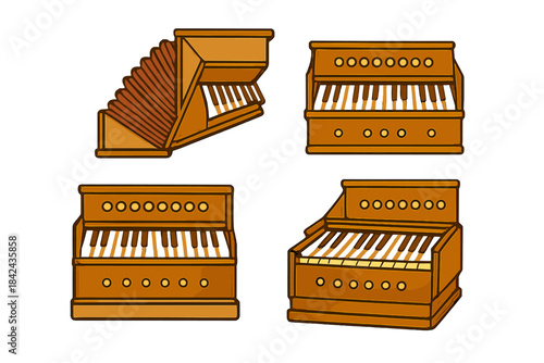 Various types of wooden musical instruments showcasing different designs and features
