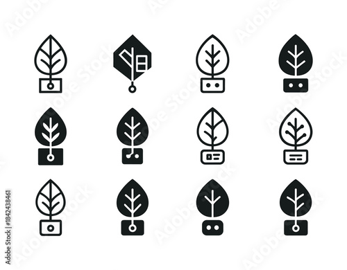 Artificial Photosynthesis Icons. Experiments in creating artific