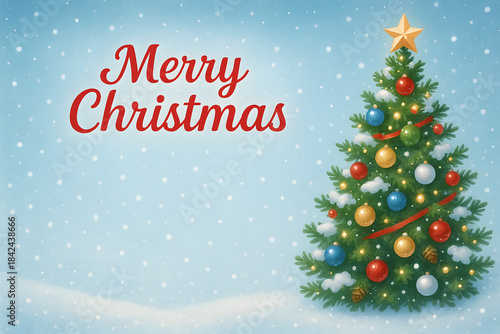 decorative card or background for Chrismas