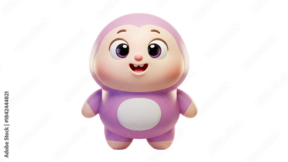 Naklejka premium 3d emoji emote for social media icon cute character design 