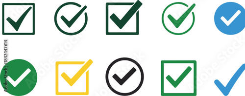 Check Mark Icons Collection 0c248e54eeb019197184681047a1fd94dr vector