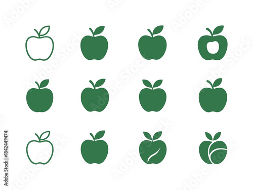 Healthy Eating Icons. healthy eating. Icon set. Set Logo of heal