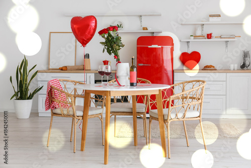 Interior of stylish kitchen...
