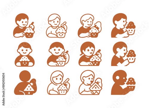 Edible Art Icons. kids making and eating art (edible craft proje