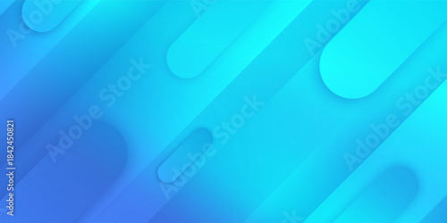 Abstract blue background with diagonal lines. Dynamic shapes composition. Vector illustration