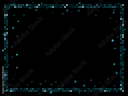 ミラータイル3、紙吹雪F、16青緑