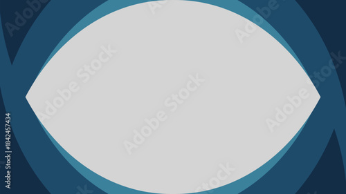 Abstract blue vector background with wave, line, and gold frame design for business brochure or card decoration template