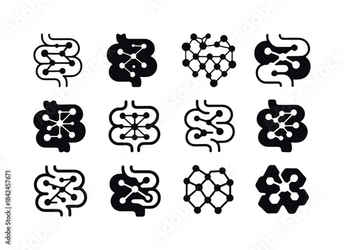 Human Microbiome Icons. The exploration of the human microbiome.