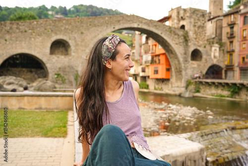 ostomized woman traveling. Ostomy Awareness