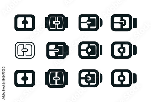 Trench Logo Variations. Trench. Icon set. Set Logo of trench: be