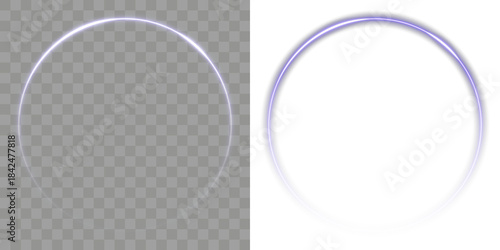 Magic Sphere. Glowing Sphere. Blue light png ring red round power frame sparkle swirl background glowing star trail abstract line shooting. Cyan orbit glows through static dark. Neom Light Circle.