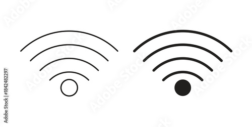 Wifi icon. filled flat sign for mobile concept and web design