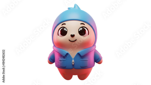 3d emoji emote for social media icon cute character design 