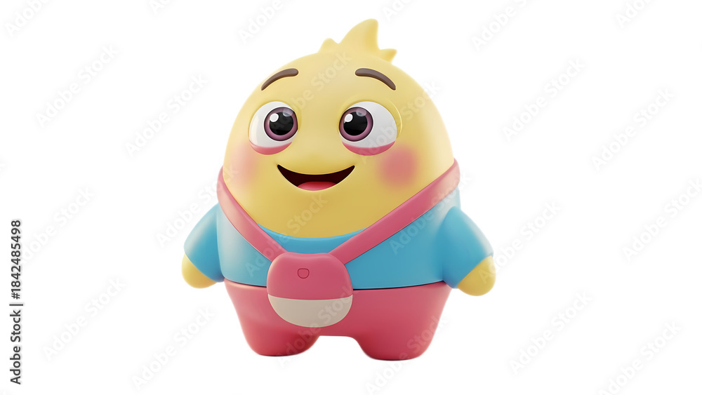 Obraz premium 3d emoji emote for social media icon cute character design 