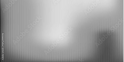 Parallel striped halftone gradation field. Vertical line texture with gradient transition lattice. Simple patterned background, minimal overlay.