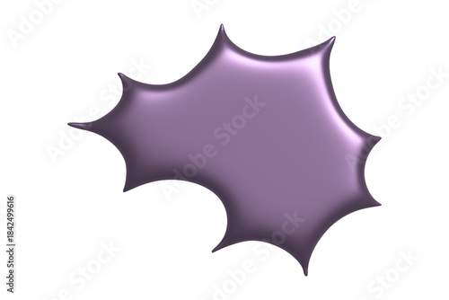 3d speech bubble Blank empty message box Textbox frame for banners, price tags, stickers, design