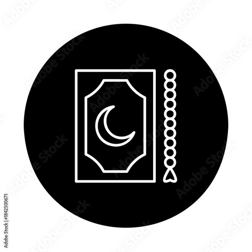 Quran with prayer beads