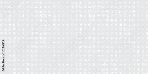 Vector dot white gray wave light technology texture background. Abstract big data digital concept art simple