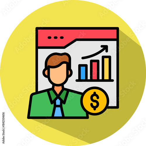 Financial Consulting isometric icon