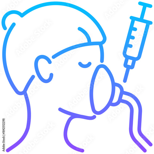 Illustration elements of Anesthesiology