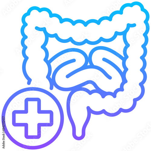 Illustration elements of Gastroenterology