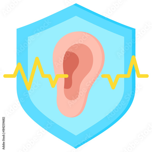 Illustration elements of Audiology