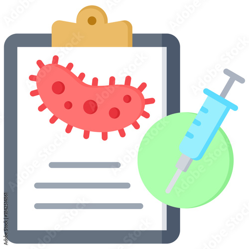 Illustration elements of Virology