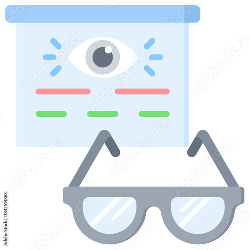Illustration elements of Optometry
