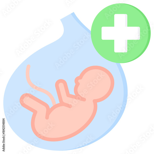 Illustration elements of Obstetric