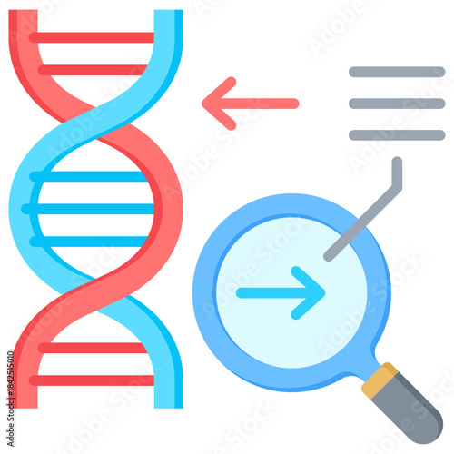 Illustration elements of Genetic