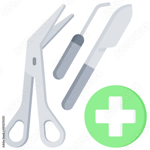 Illustration elements of Surgery