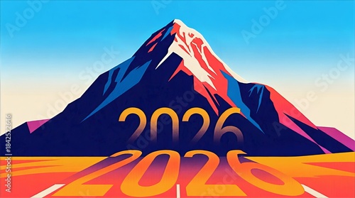 2026 Mountain Peak Road to Success Concept