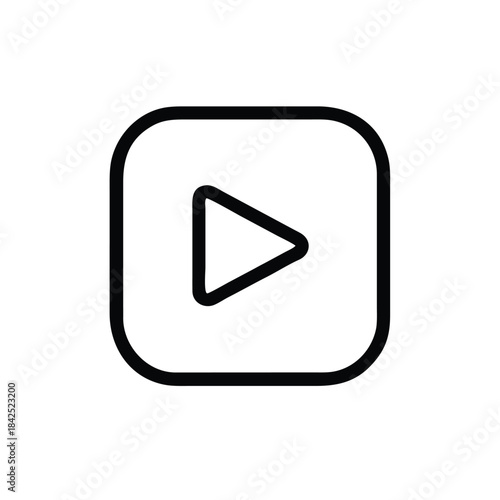 video, play, media, button, minimal, icon, digital, multimedia, stream, screen, interface, mediaicon,