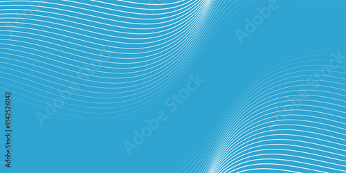 Cyan blue abstract on background with wavy curve line for backdrop, wallpaper, desktop or presentation