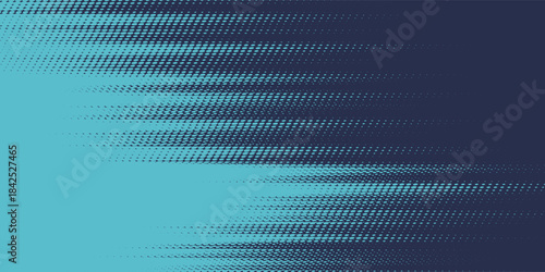 Abstract grunge halftone tosca color on blue banner design vector. Simple grunge brush wrap car sticker. Modern vector illustration. eps10