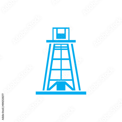 Oil and gas rig icon